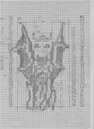 Demon concept art - original sketch