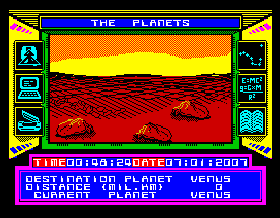 The Planets - surface of Venus